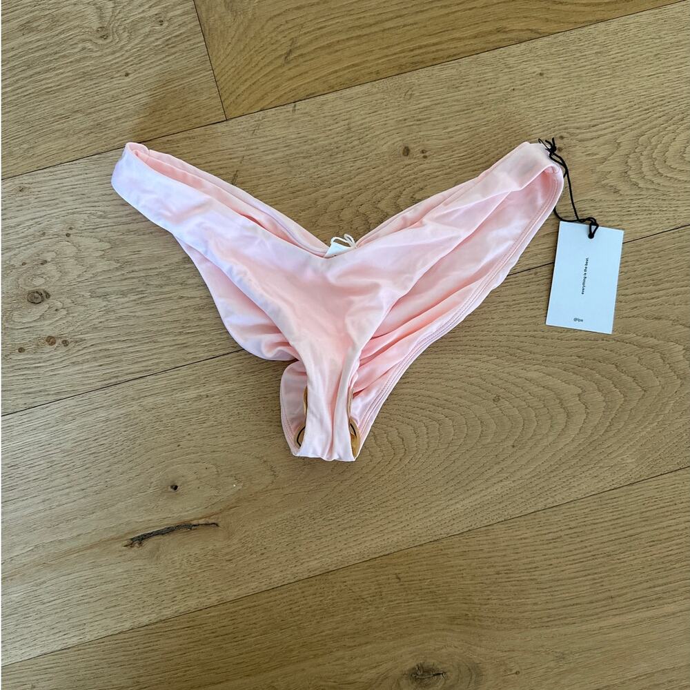 LPA - Myra Ruched Bikini Bottoms in Pink